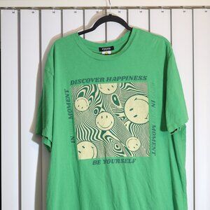 Vintage Green RSQ XXL Smiley Originals Shirt